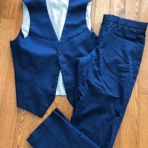 Express Photographer 2 pc Vest And Dress Pants